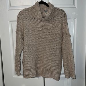 Aerie medium super soft, funnel neck oversized pull over sweater